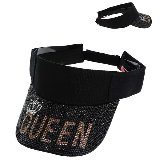 Bling Queen Visor Hat