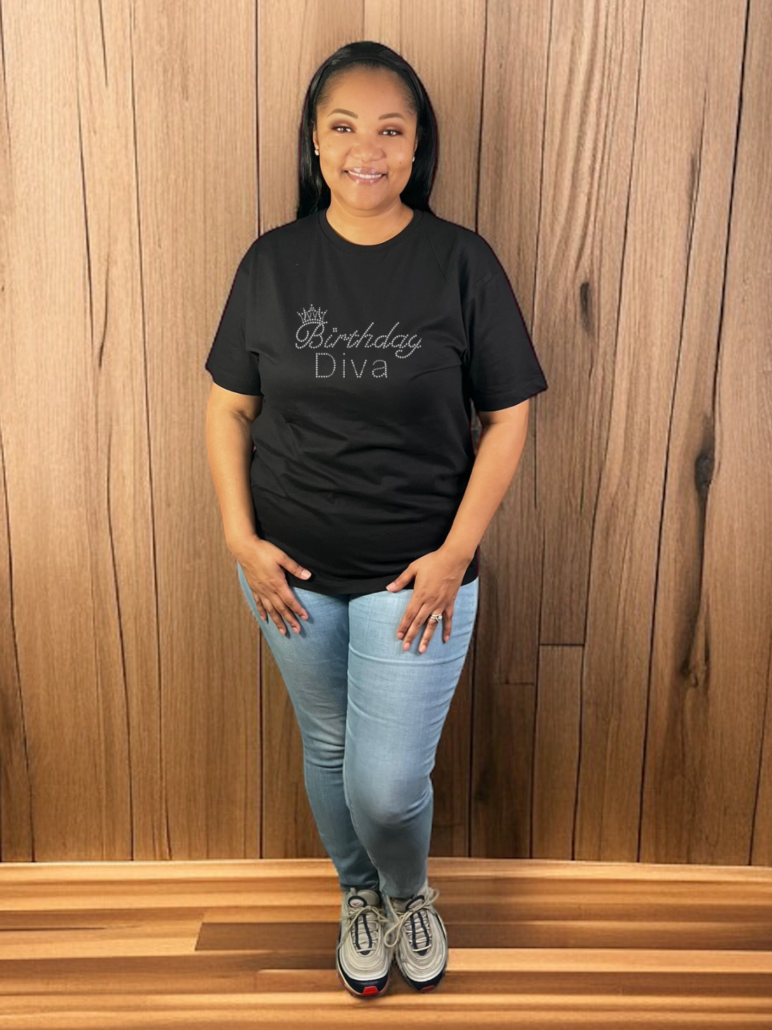Birthday Diva Bling T-Shirt
