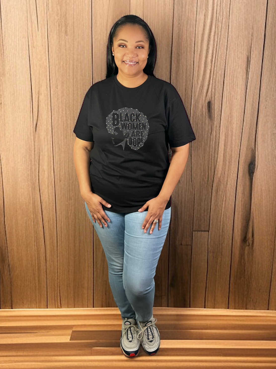 Black Women Are Dope Rhinestone T-Shirt