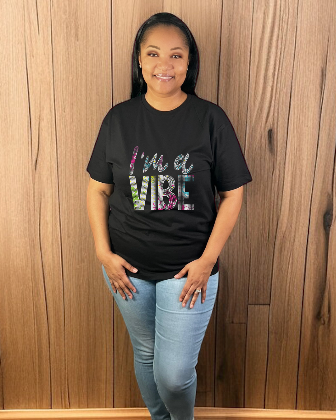 I'm a Vibe Rhinestone T-Shirt and Sweatshirt