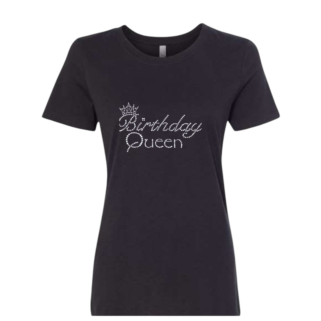 Birthday Queen Bling T-Shirt