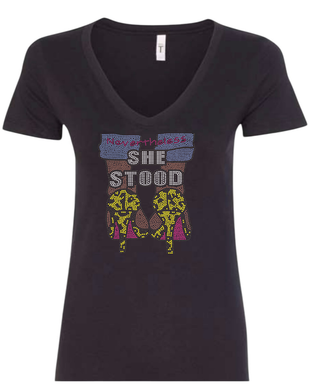 Nevertheless She Stood Rhinestone T-Shirt and Sweatshirt