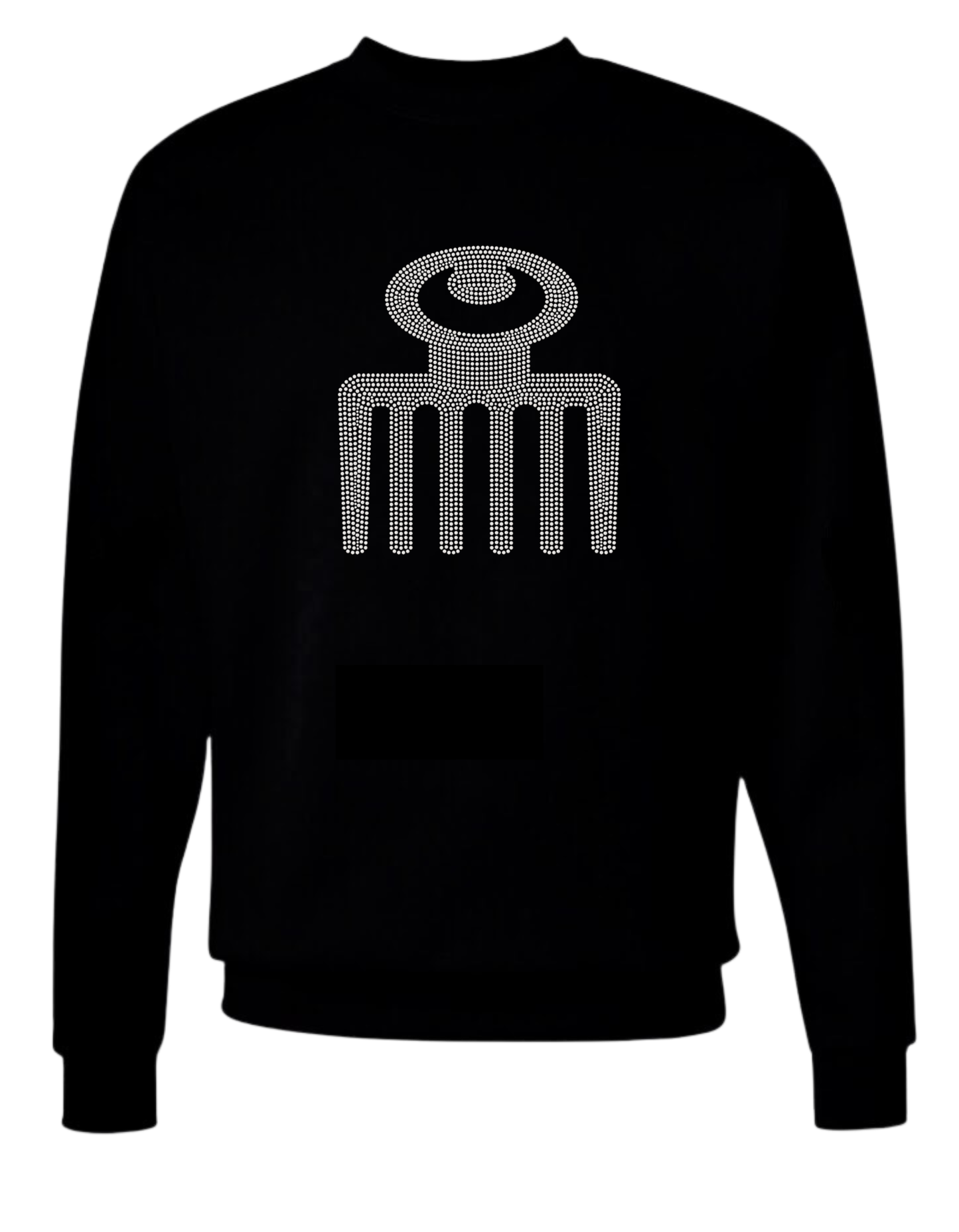 Duafe (Symbol of Beauty) Rhinestone Sweatshirt