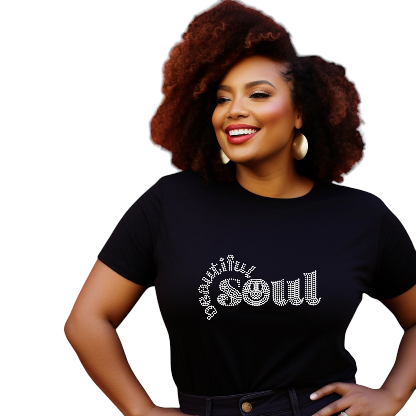 FLASH SALE Beautiful Soul Rhinestone T-Shirt
