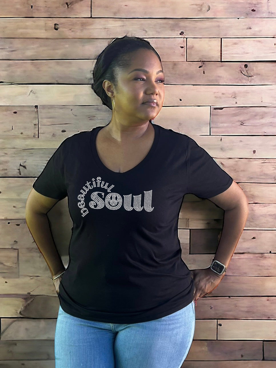 FLASH SALE Beautiful Soul Rhinestone T-Shirt