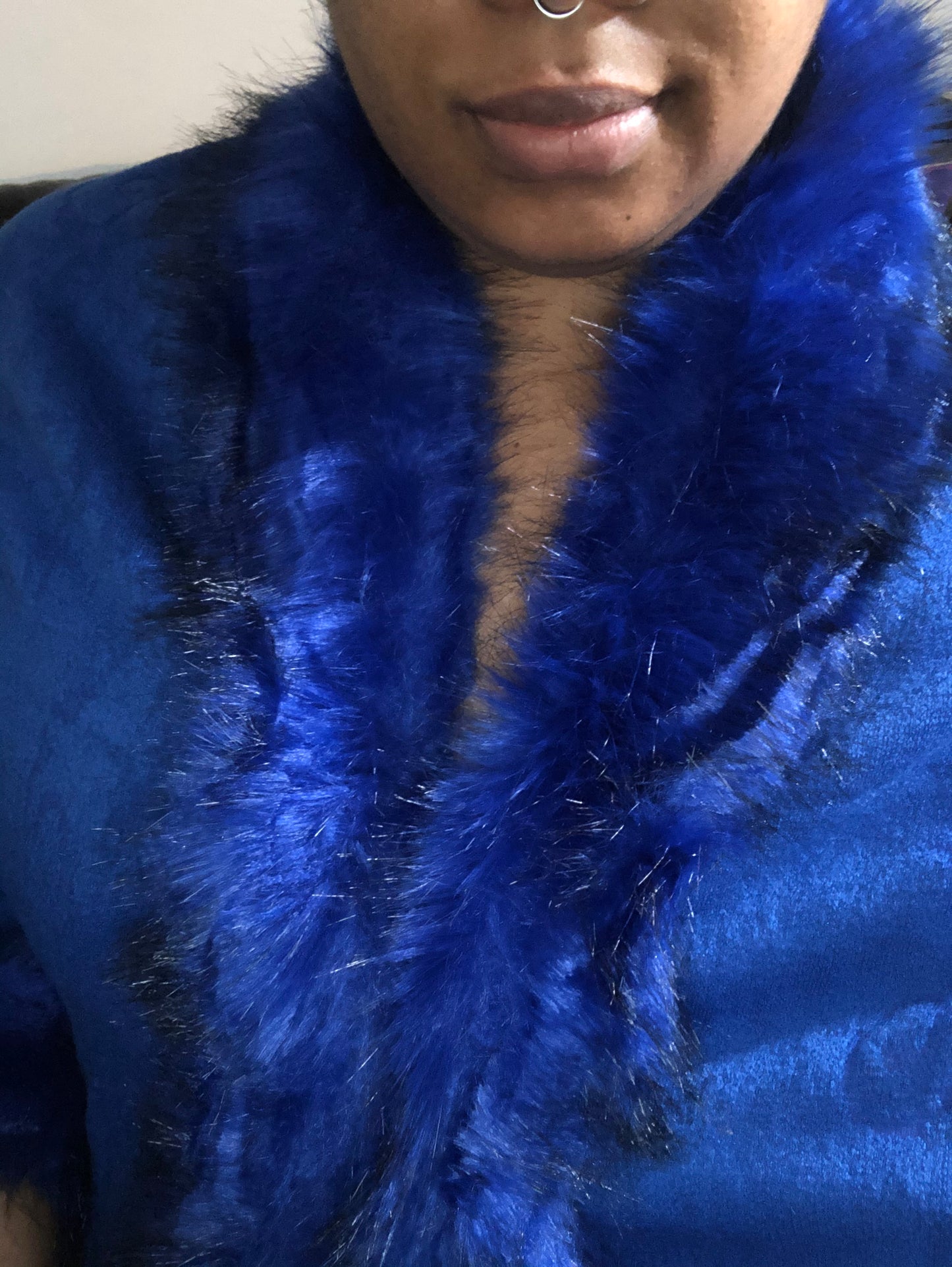 Royal Blue Shawl