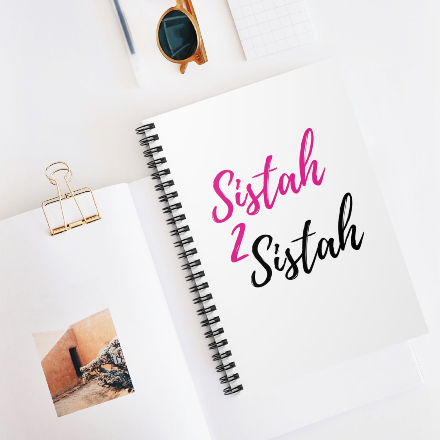 Sistah 2 Sistah Spiral Notebook - Ruled Line