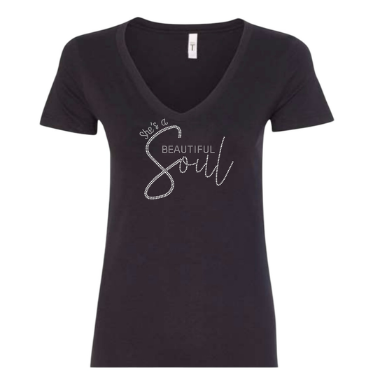 She’s A Beautiful Soul Rhinestone T-Shirt