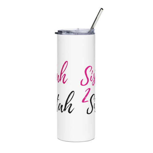 Sistah 2 Sistah Stainless Steel Tumbler, 20oz