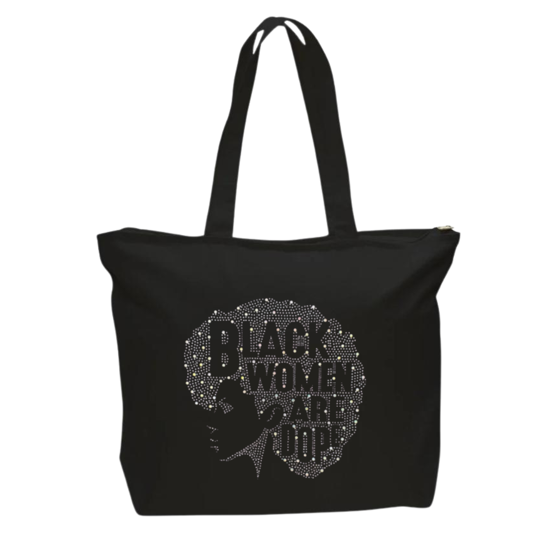 BFCM Deal Rhinestone Tote Bag