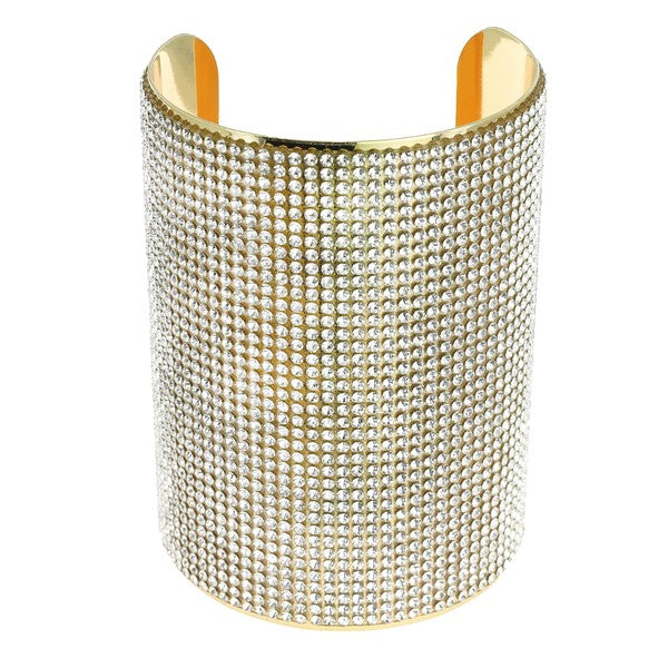Gold Bling Cuff Bracelet