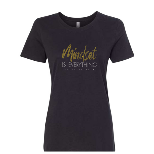 Mindset is Everything Rhinestone T-Shirt