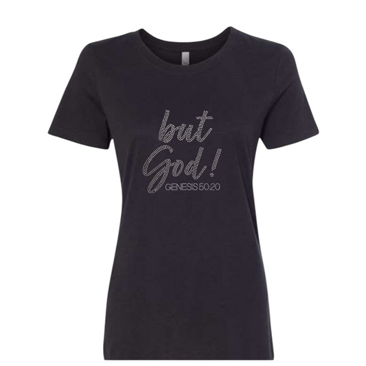 but God Rhinestone T-Shirt