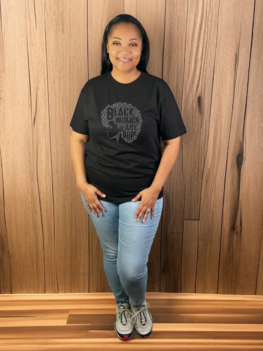 Flash Sale Black Women Are Dope Rhinestone T-Shirt