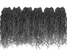 T1B/Grey Goddess Loc Partial Headband Wig