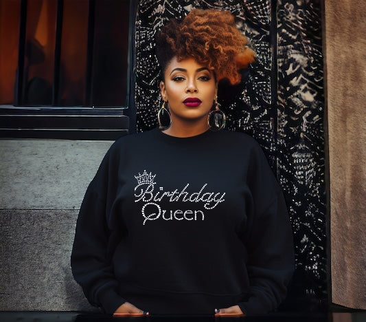 Birthday Rhinestone Unisex Sweatshirt