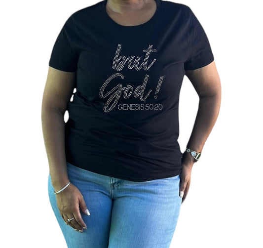 but God Rhinestone Shirt