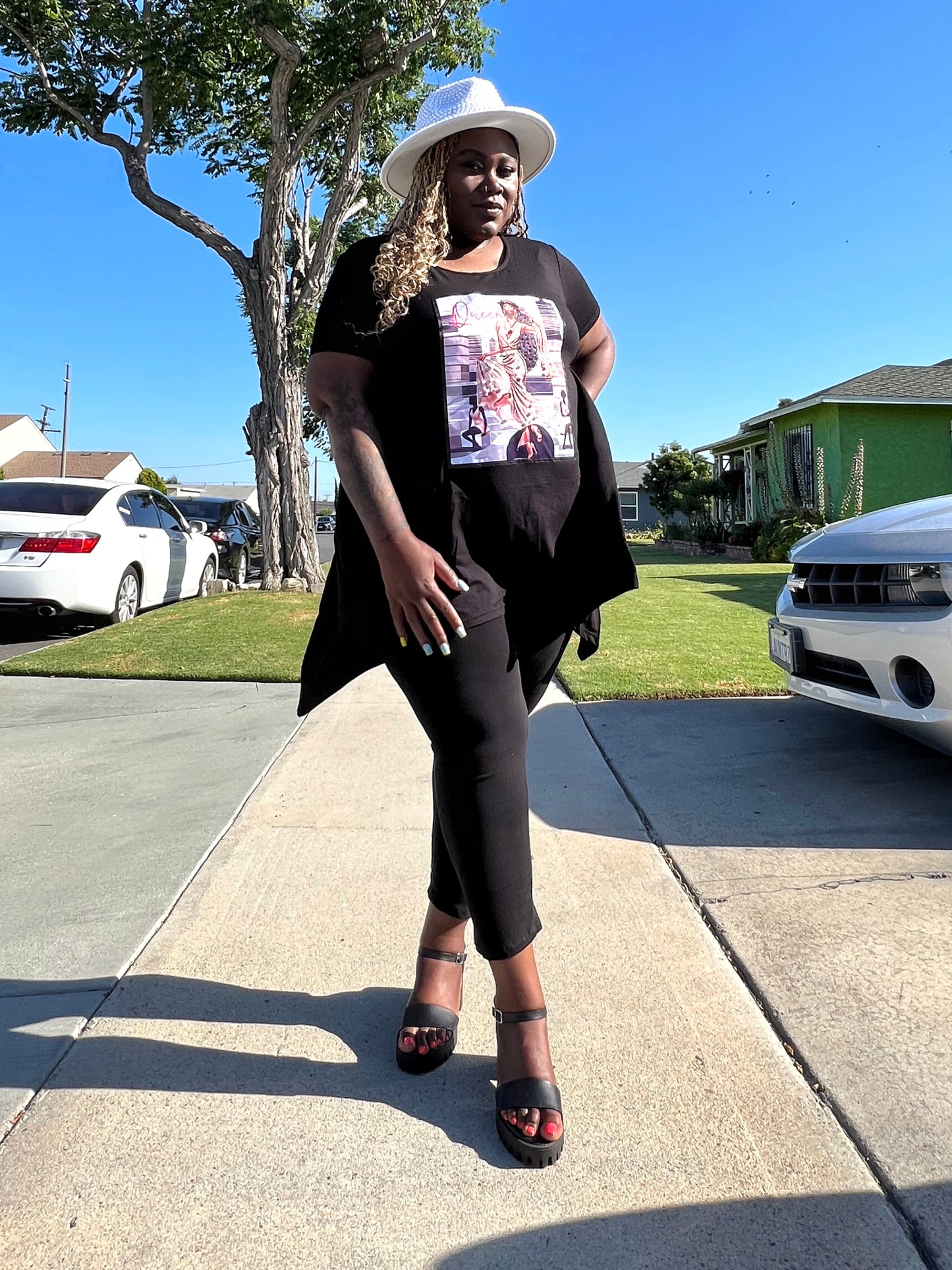 Plus Size Fashionista Queen Top