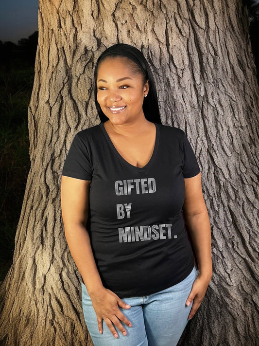 Gifted by Mindset Rhinestone T-Shirt