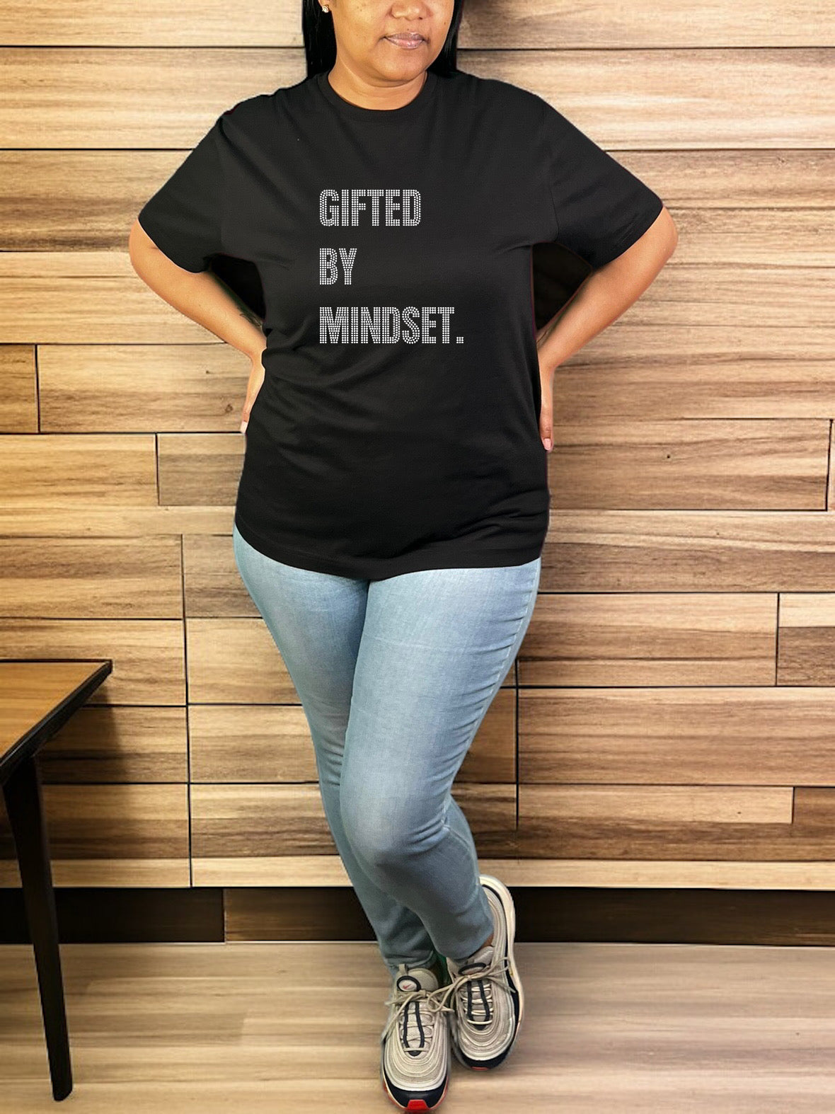 Gifted by Mindset Rhinestone T-Shirt