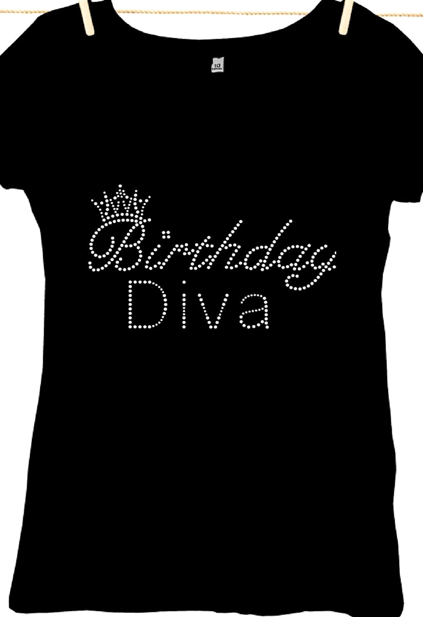 Birthday Diva - Printed T Shirts Women