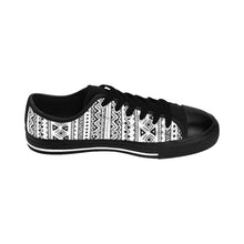 Black & White Tribal Low Top Sneakers