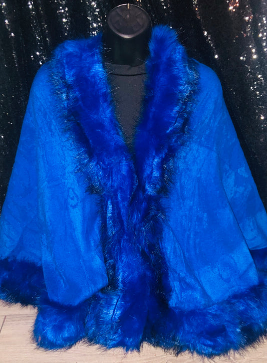 Royal Blue Shawl