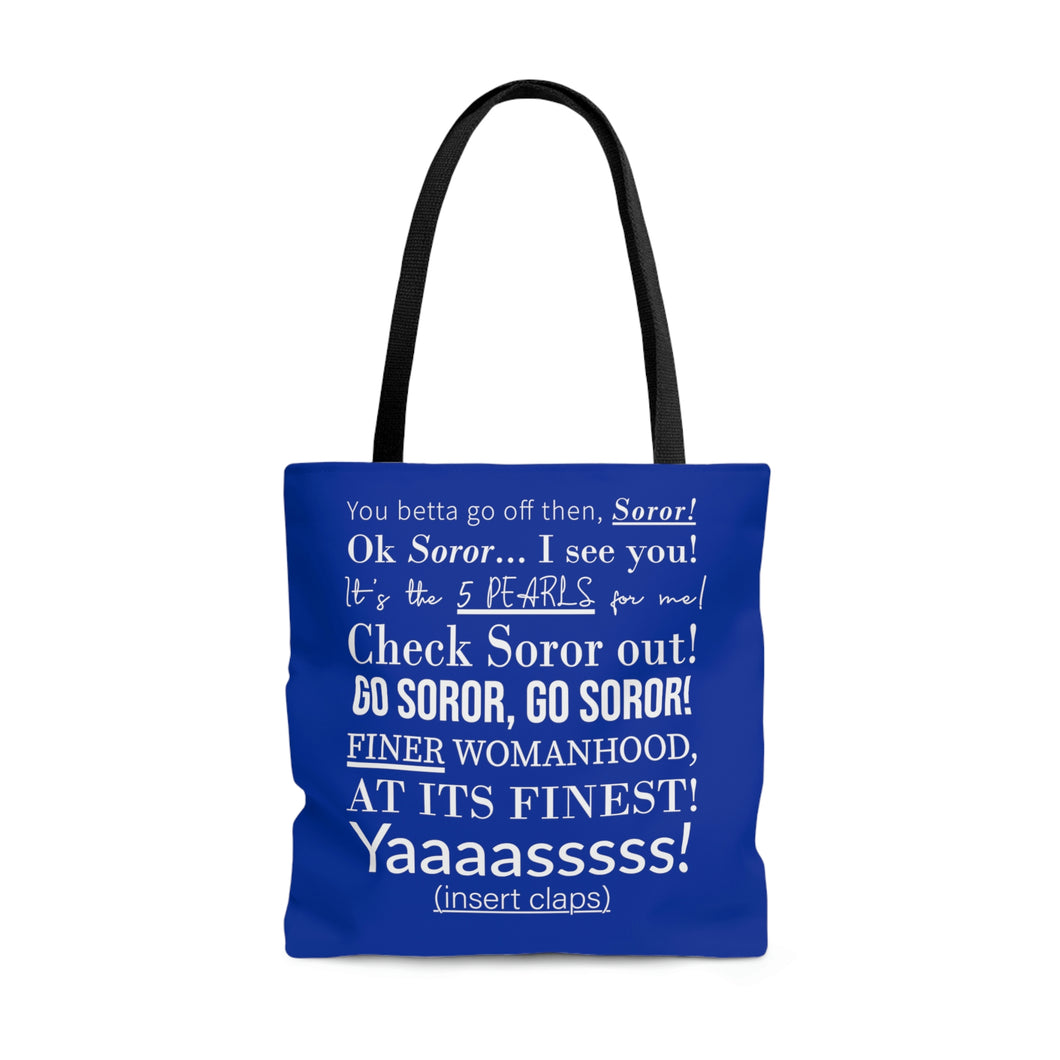 Zeta Phi Beta Soror Tote Bag
