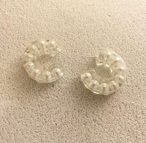 Pearl Resin Earrings