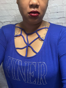 Finer Cross Neckline Shirt
